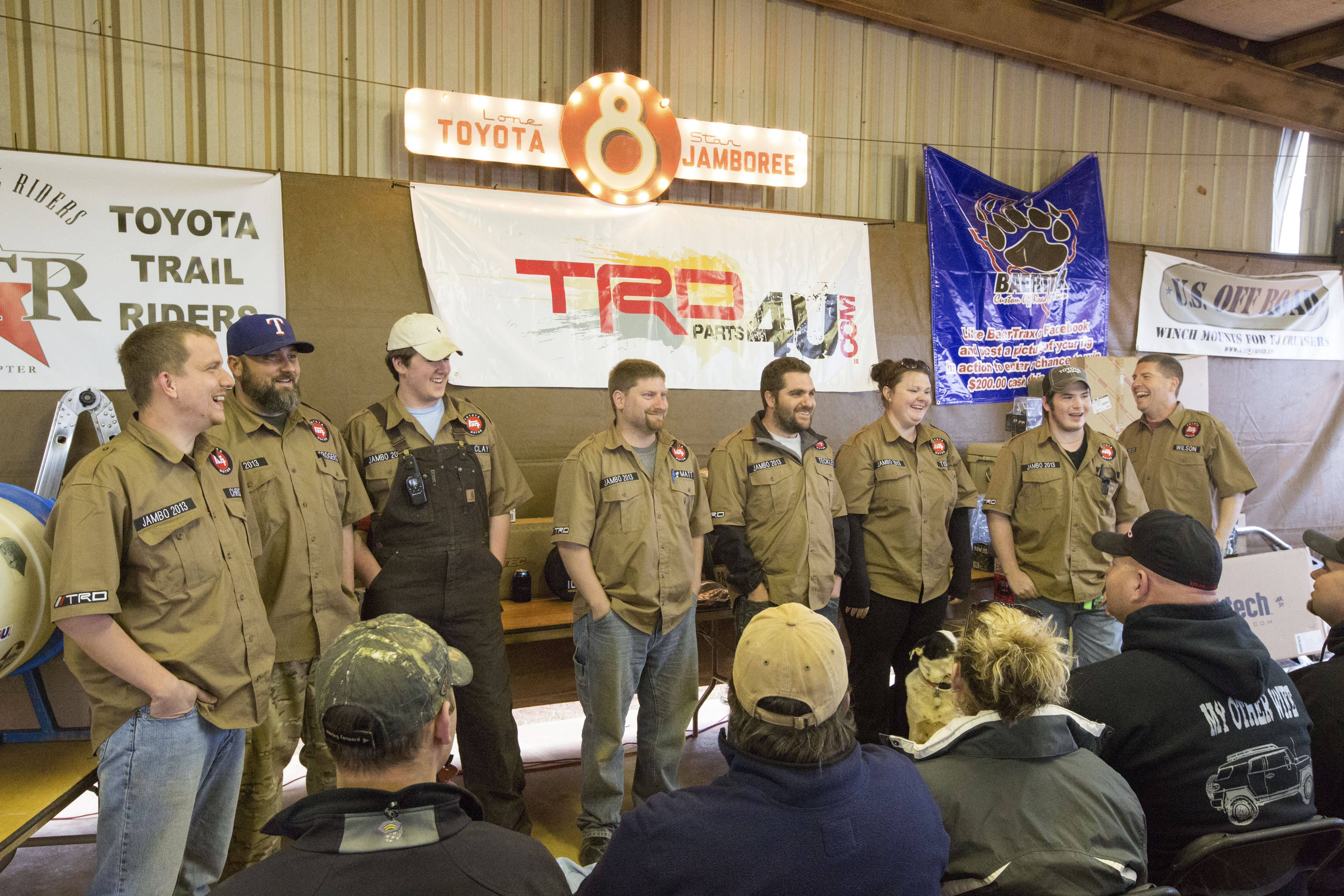 Volunteers at the Toyota Jamboree